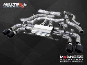 Alfa Romeo Giulia Performance Exhaust - 2.9L QV - Milltek - Cat Back Design